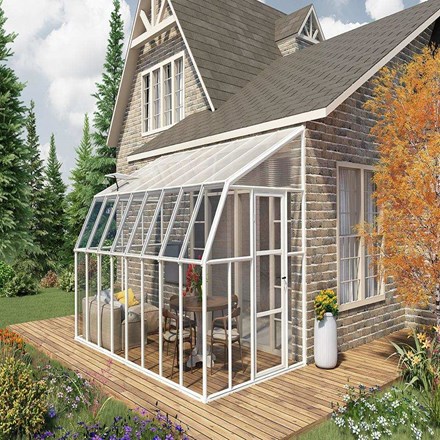 Palram - Canopia Sun Room Clear 8x16 8' x 17'
