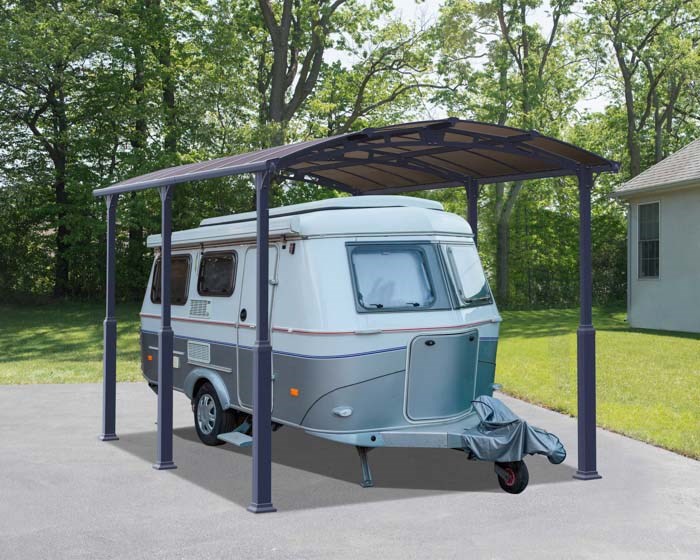 Palram - Canopia Carport Alpine 5000 RV - Grey 12' x 17'