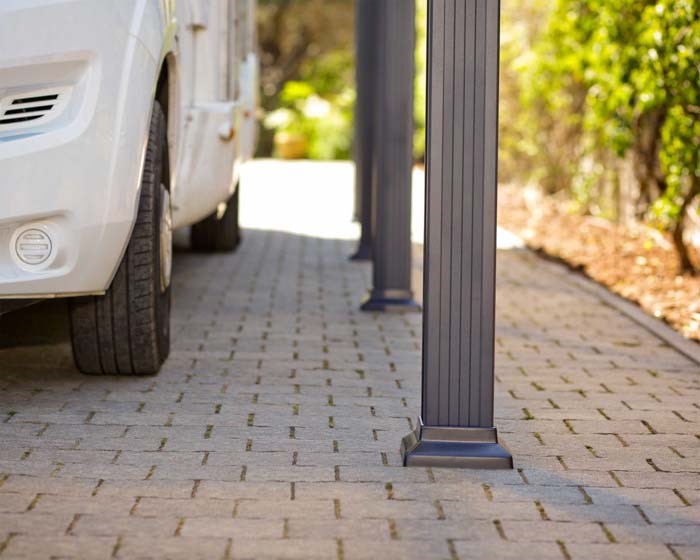 Palram - Canopia Carport Alpine 5000 RV - Grey 12' x 17'