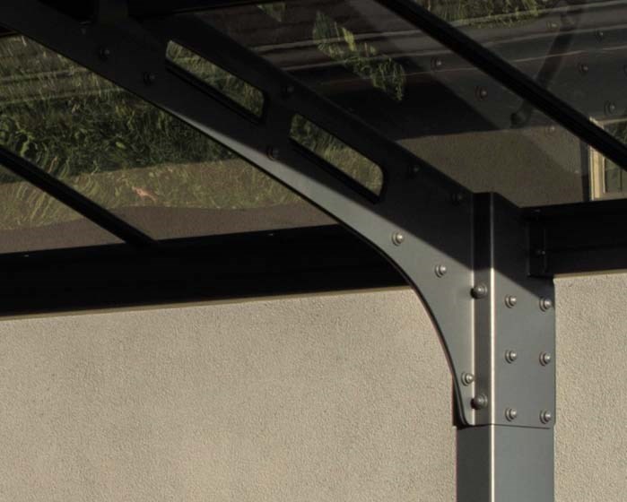 Palram - Canopia Carport Arizona Breeze 5000 - Grey 9' x 16'