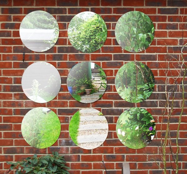 1ft 3in Set of 9 Circular Acrylic Garden Mirrors - by Reflect™
