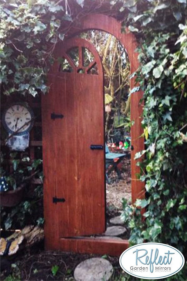 Arched Gate Illusion Garden Mirror