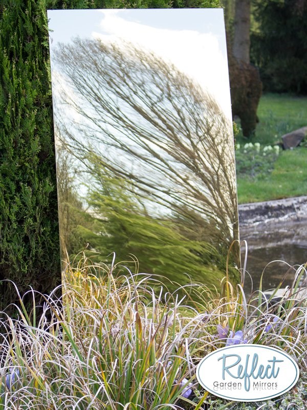 6ft x 2ft 6in Large Gold Garden Mirror