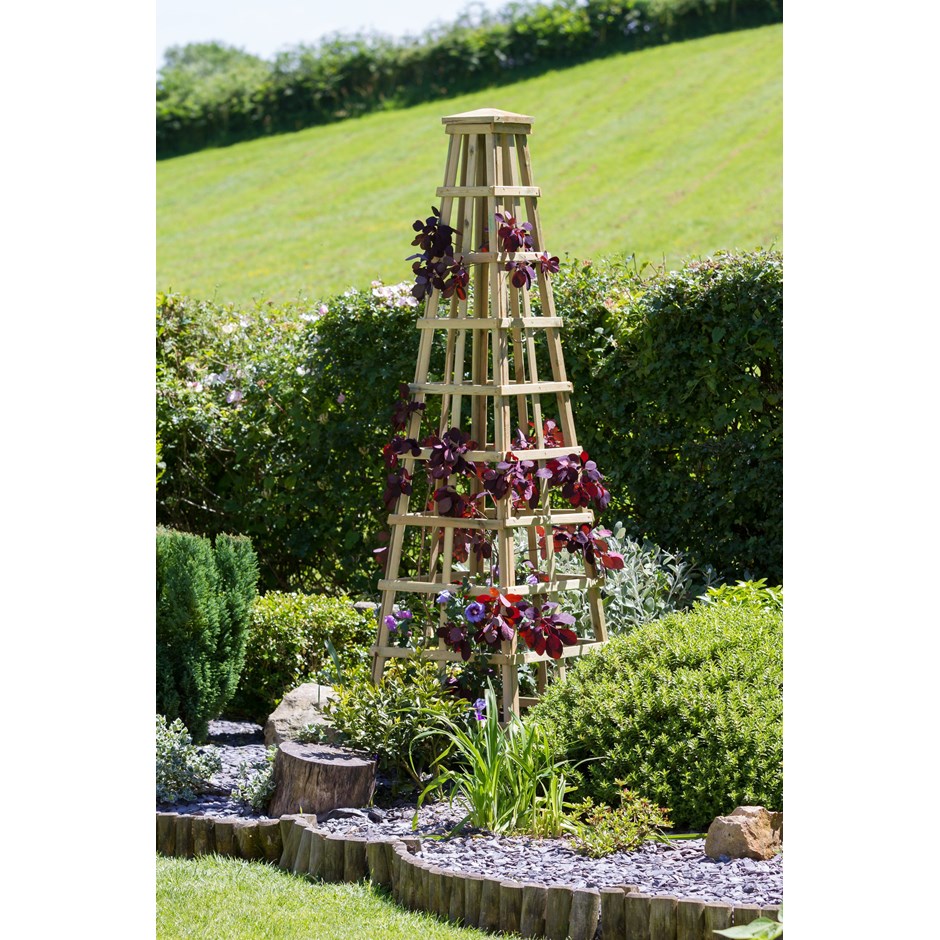 2m (6ft 7in) Snowdon Wooden Obelisk by Zest 4 Leisure®