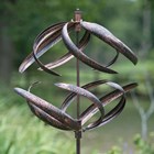 Brushed Copper Sphere Wind Spinner Dia 56cm By Creekwood™