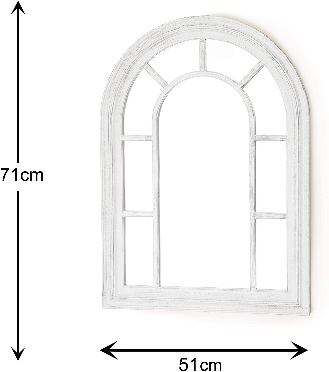 2ft 6in x 1ft 8in Florence Wall Mirror by Creekwood™