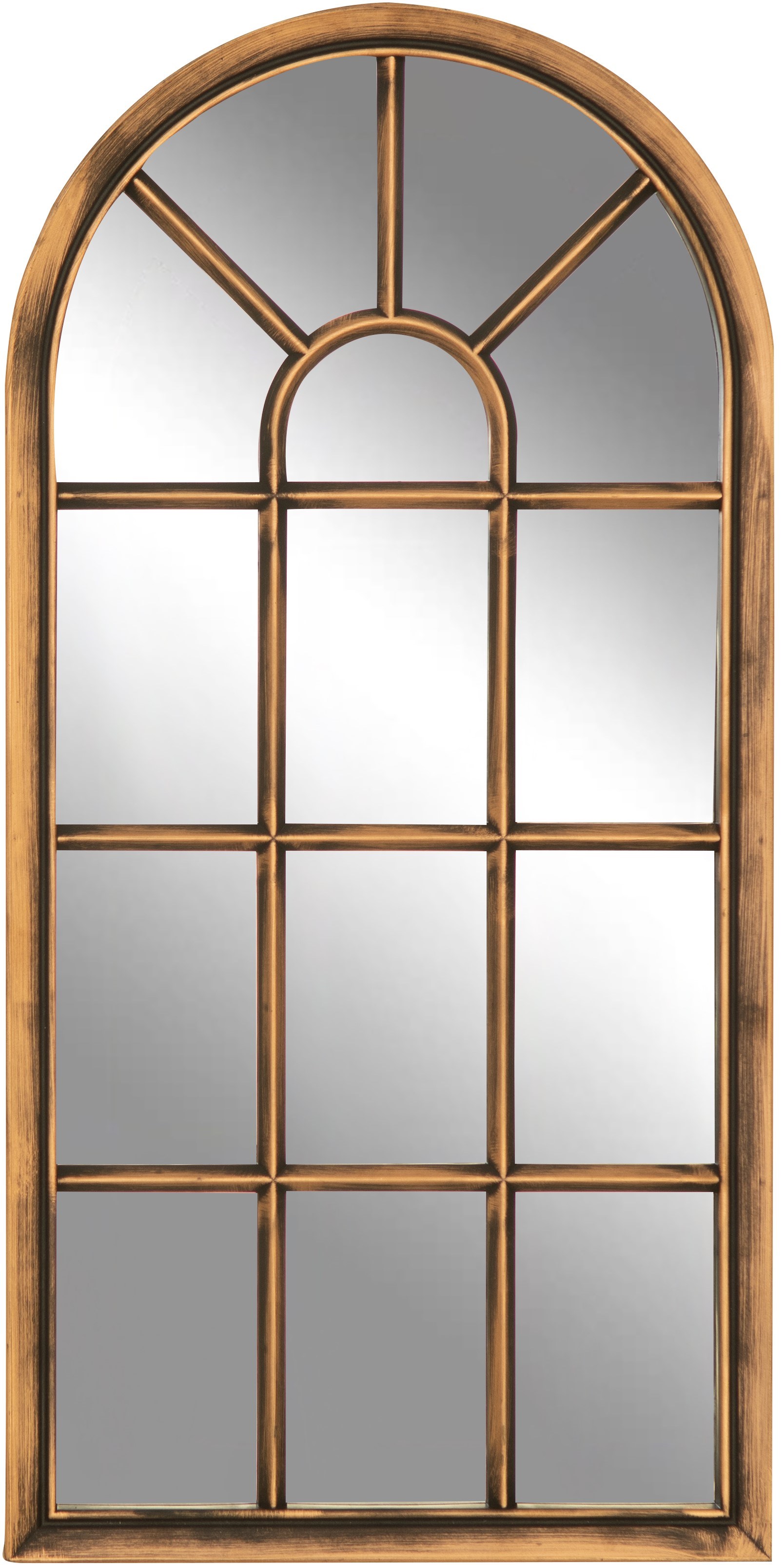 Modena Wall Mirror - Brushed Copper 35cm x 71cm