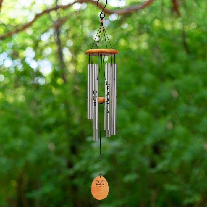 91cm 36” Memorial Wind Chime \Always in our Hearts\