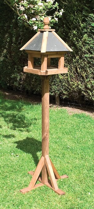 H1.72m (5ft 8in) Laverton Wooden Bird Table by Rowlinson®