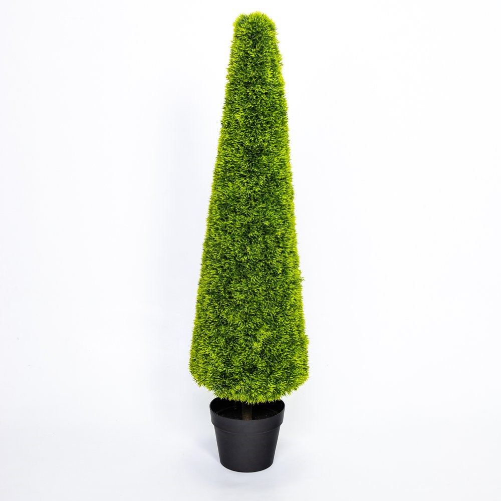 100cm Artificial Topiary Grass Cones By Primrose™
