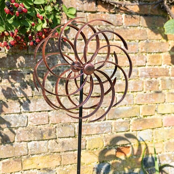 Holywell Wave Wind Spinner in Bronze Dia 43cm by Primrose™