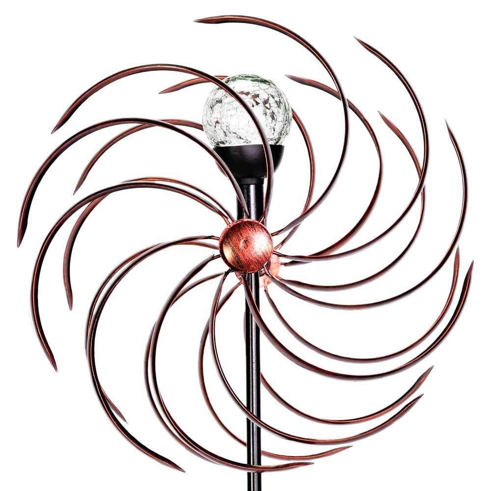 Holywell Wave Wind Spinner in Bronze Dia 43cm by Primrose™