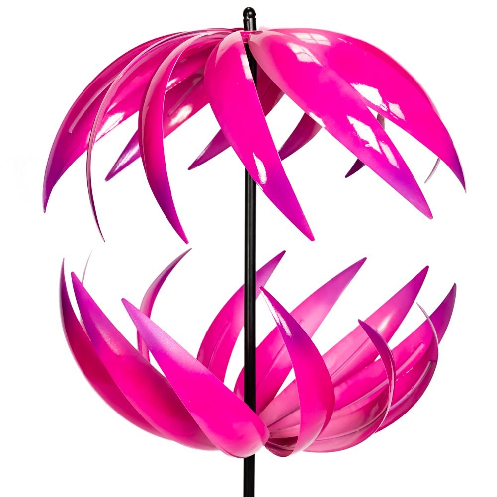 Campion Ribbon Wind Spinner in Fuschia Dia 58cm by Primrose™