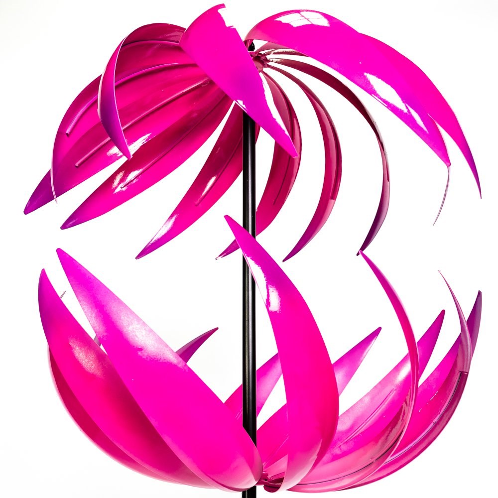 Campion Ribbon Wind Spinner in Fuschia Dia 58cm by Primrose™