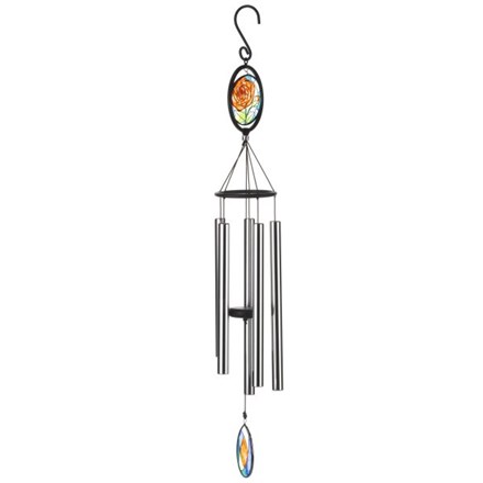 Glass Rose Wind Chime by Smart Garden