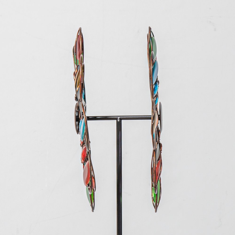 Multicolour Sparkling Wind Spinner Dia 34cm by Primrose™