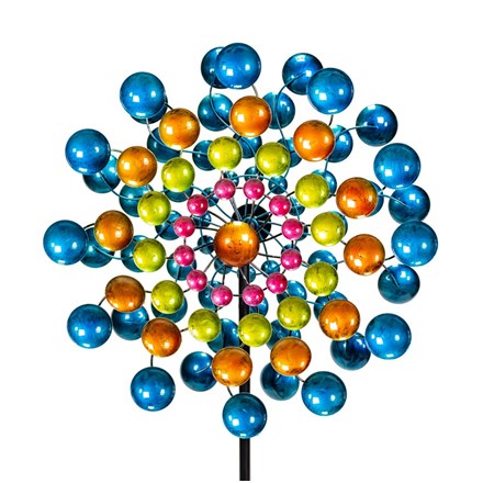 Multicoloured Gem Wind Spinner Dia 61cm by Primrose™