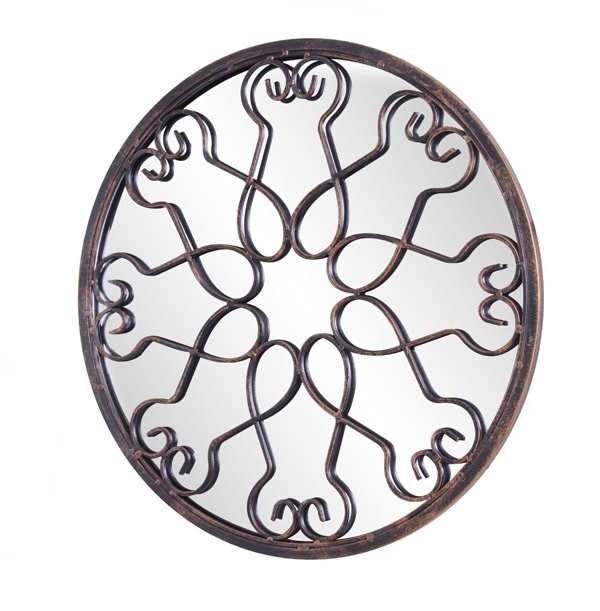 1ft 5in Blossoming Metal Round Mirror - by Reflect™