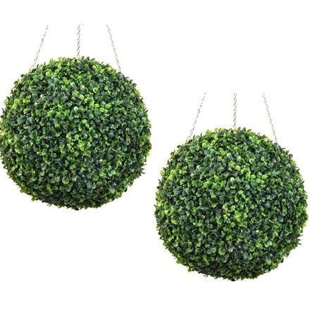 28cm Artificial Topiary Boxwood Ball by Primrose™