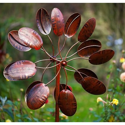 Wisley Burnished Gold Wind Spinner Dia 62cm