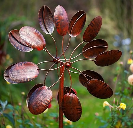 Wisley Burnished Gold Wind Spinner Dia 62cm