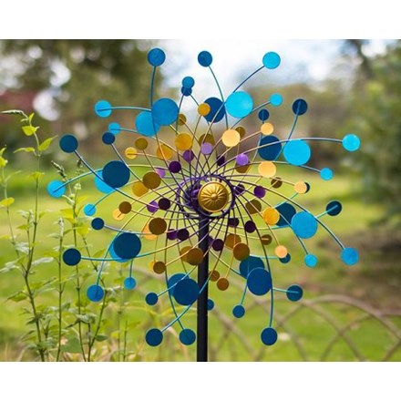 Colourful Eclipse Kinetic Wind Spinner Dia 60cm