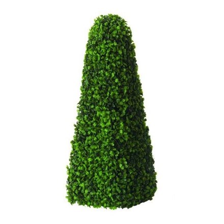 1x 90cm Artificial Topiary Tree by Primrose™ - 'The Big Buxus Obelisk'