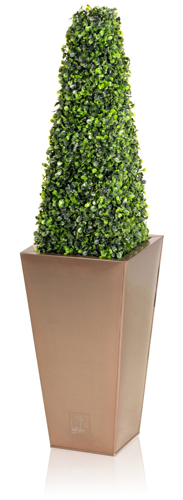 1x 90cm Artificial Topiary Tree by Primrose™ - 'The Big Buxus Obelisk'