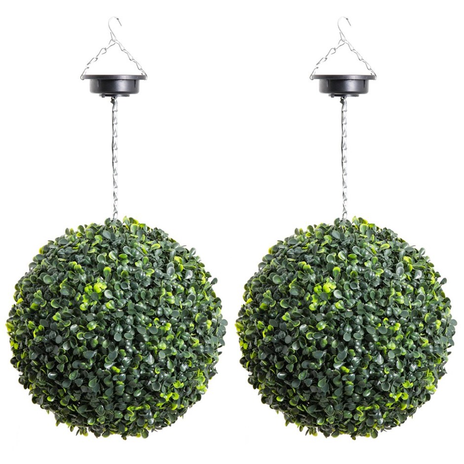 Solar Powered LED Artificial Topiary Ball | 'The Little Buxus Ball' | Primrose™