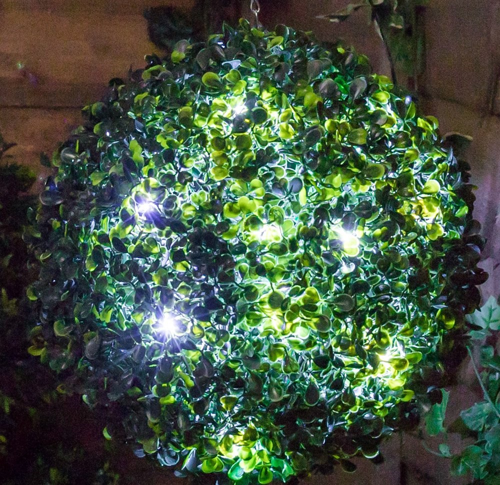 Solar Powered LED Artificial Topiary Ball | 'The Big Buxus Ball' | Primrose™