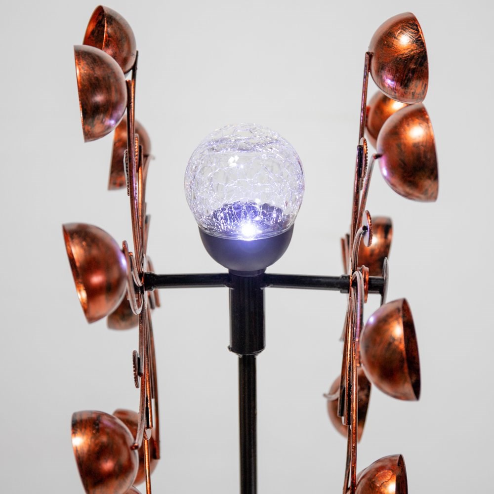 Burnham Wind Spinner with Gems Solar by Primrose™