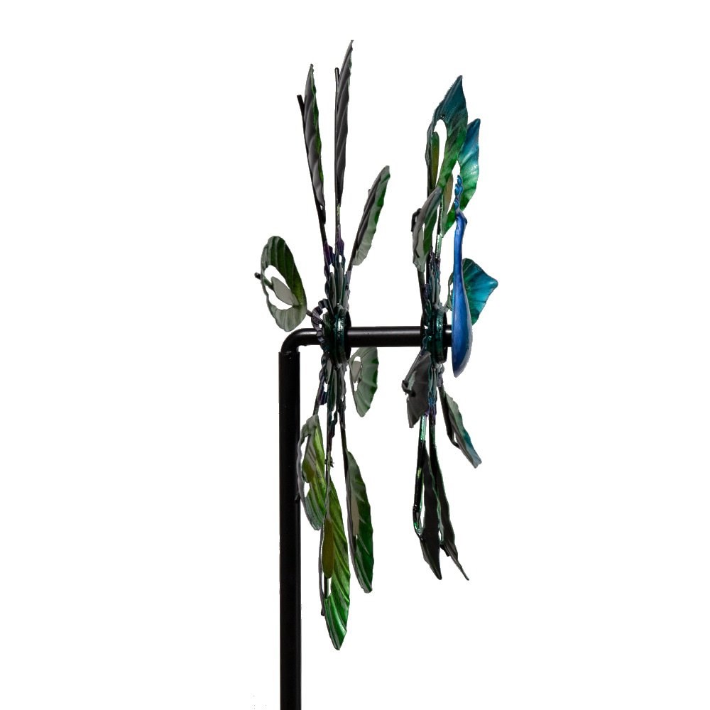 Peacock Metal Wind Spinner Dia 40cm by Primrose™