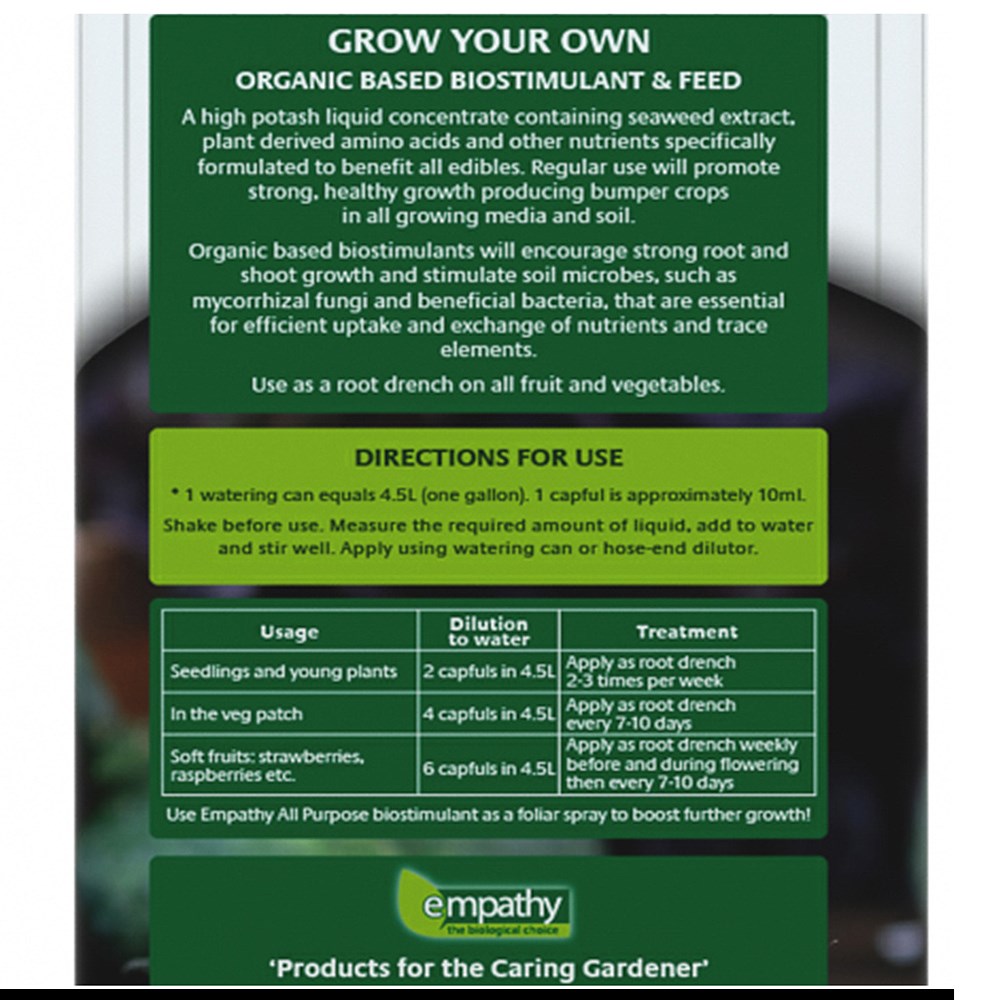 Grow Your Own Liquid Seaweed Fertiliser by Empathy | RHS Endorsed