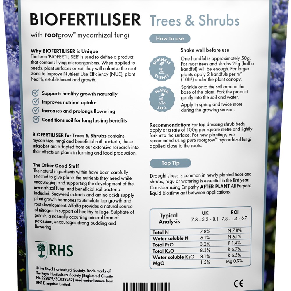 Empathy Biofertiliser for Trees, Shrubs & Herbaceous Plants | RHS Endorsed