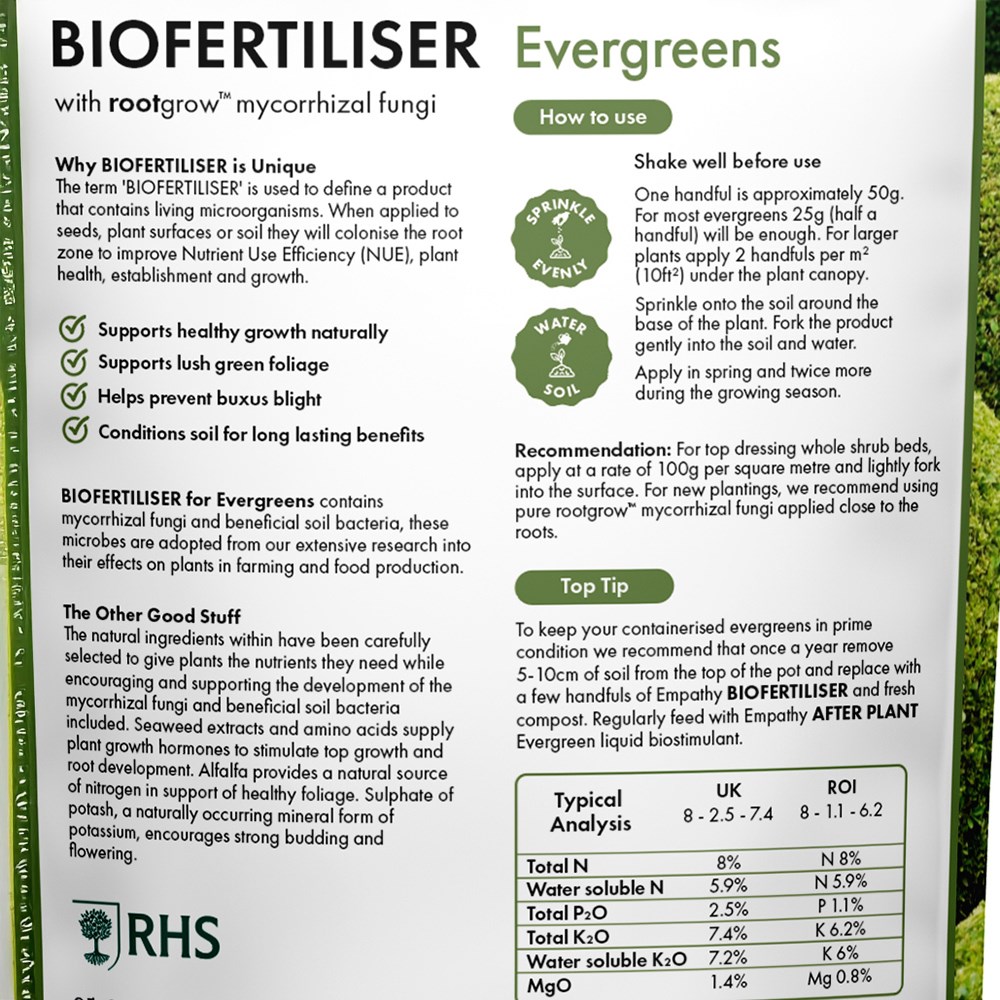 AfterPlant Evergreen with Rootgrow by Empathy  | RHS Endorsed