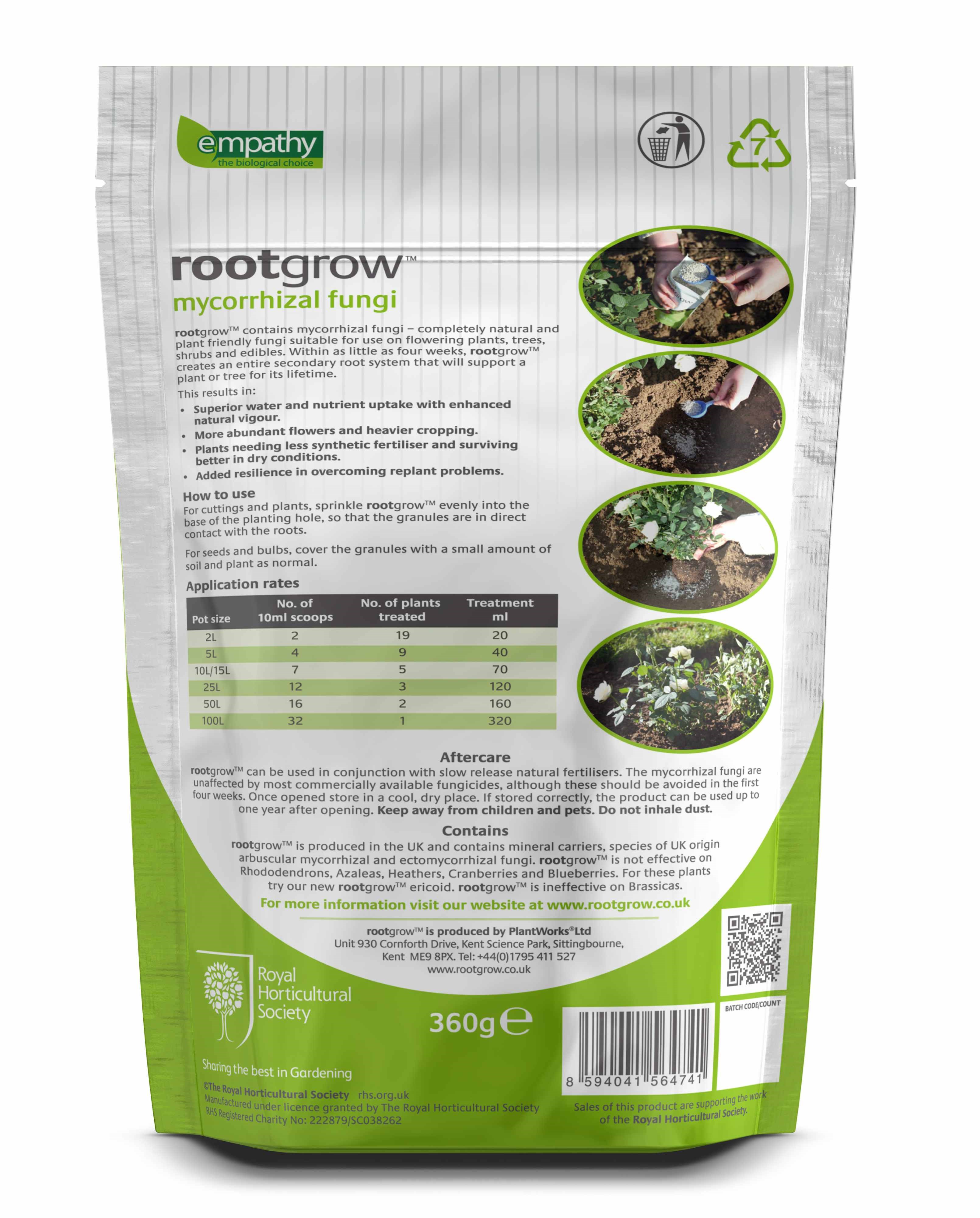200g Empathy rootgrow™ Ericoid Mycorrhizal Fungi