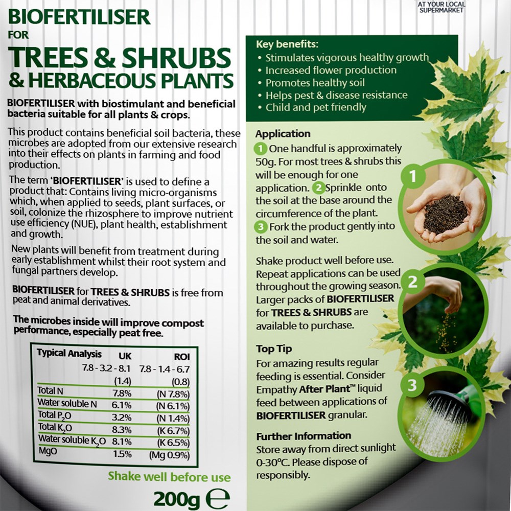 Full Tree Planting Kit For Bare Root Trees, Stake & Tie Rootgrow, Biofertilizer