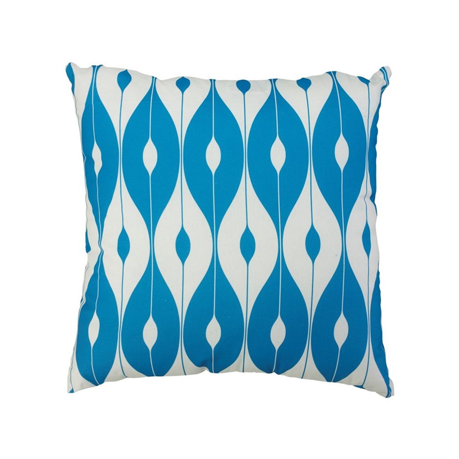 45cm Scatter Cushion in Light Blue Pattern
