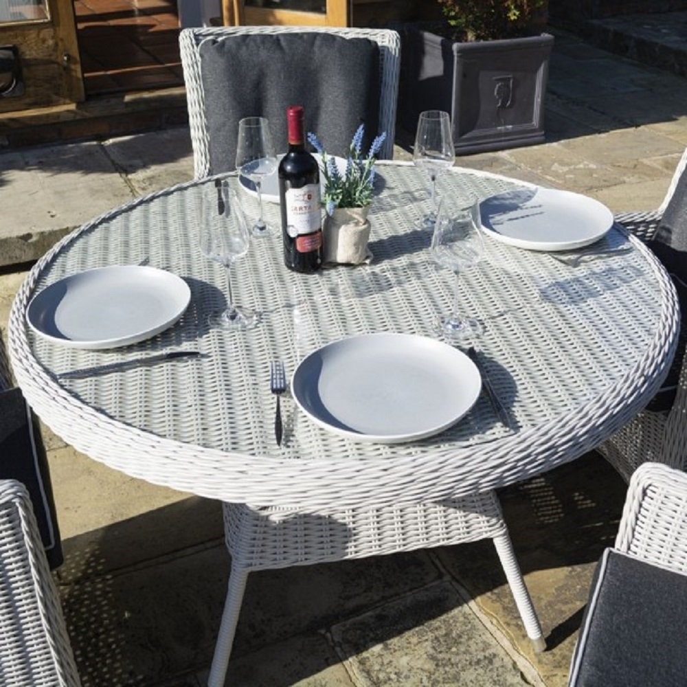 4 Seater Prestbury Round Table Dining Set by Rowlinson®