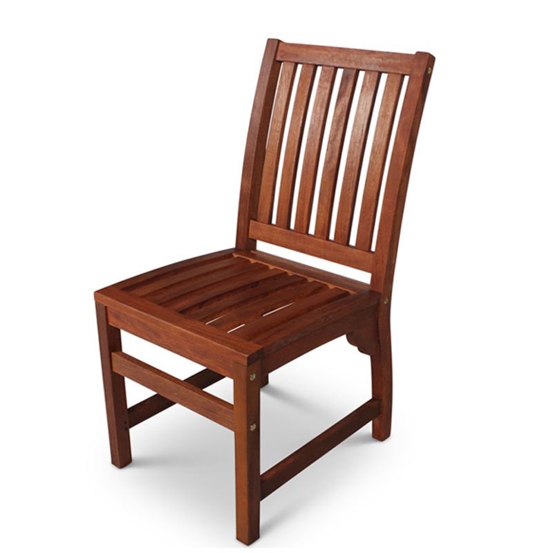 Devon Hardwood Side Chair for Indoor or Outdoor Use