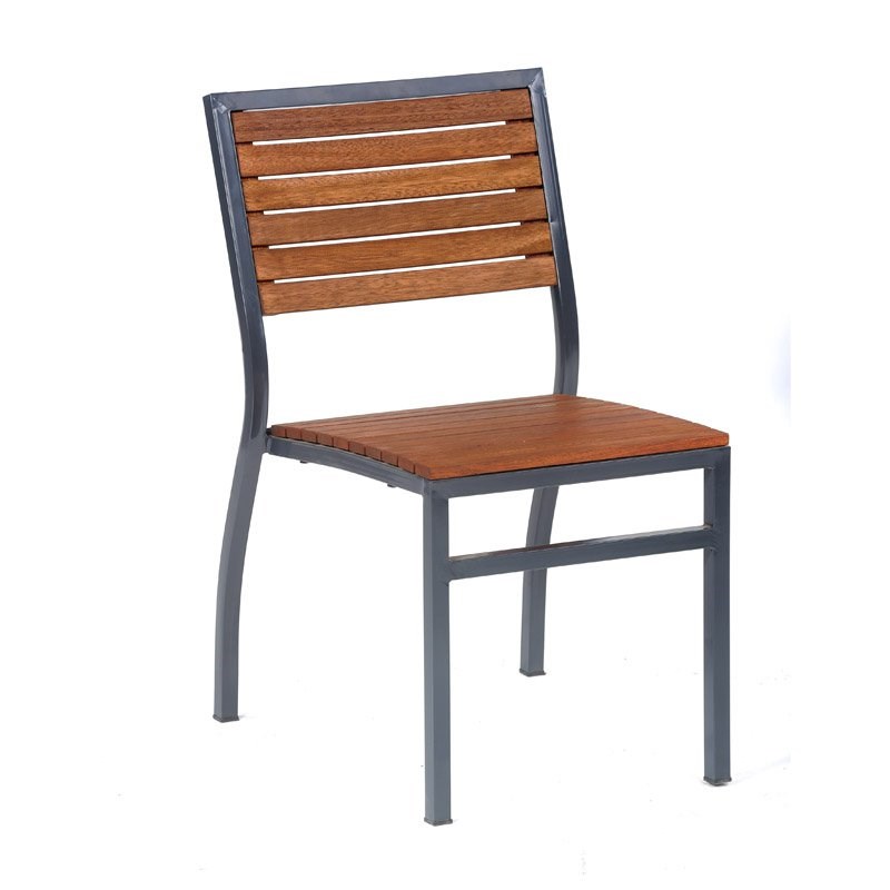 Dorset Square Outdoor Table and 4 Stacking Side Chairs