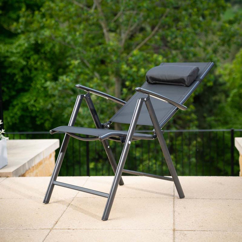 Kennet Black Reclining Polytex Dining Set