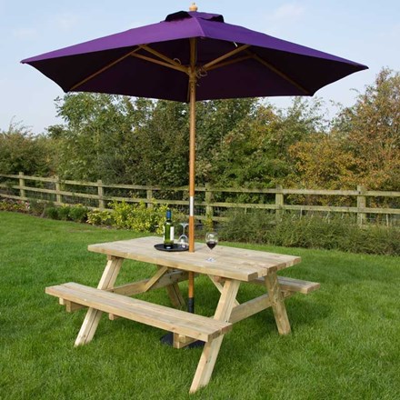 Whitby 6 Seater Folding Picnic Table