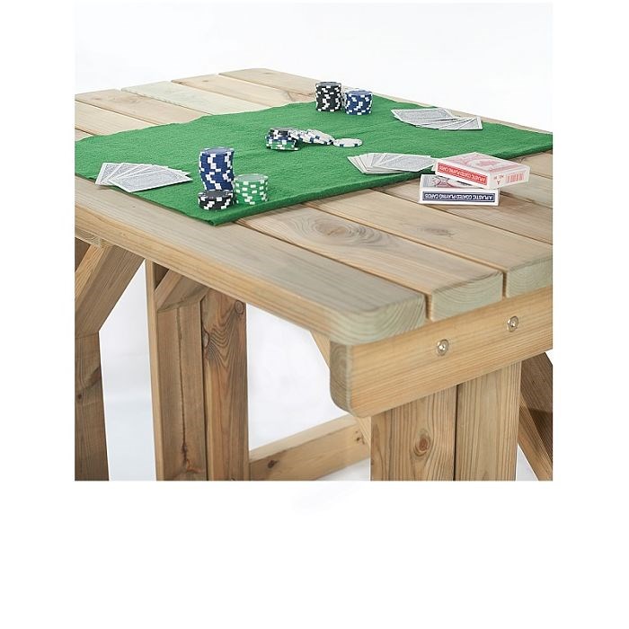 Guernsey 4 Seater Easy Access Walk-in Wooden Picnic Table
