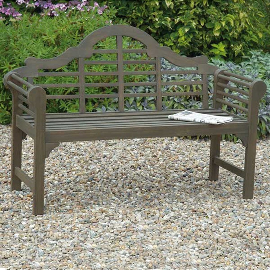 4ft 3in Woodland Grey Lutyens-Style Garden Bench
