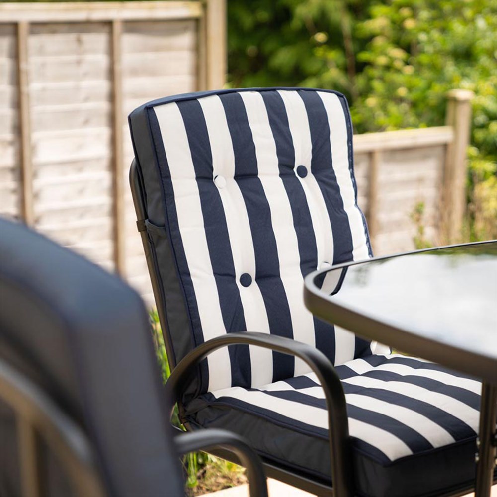 Hadleigh Navy Garden Dining Furniture Set
