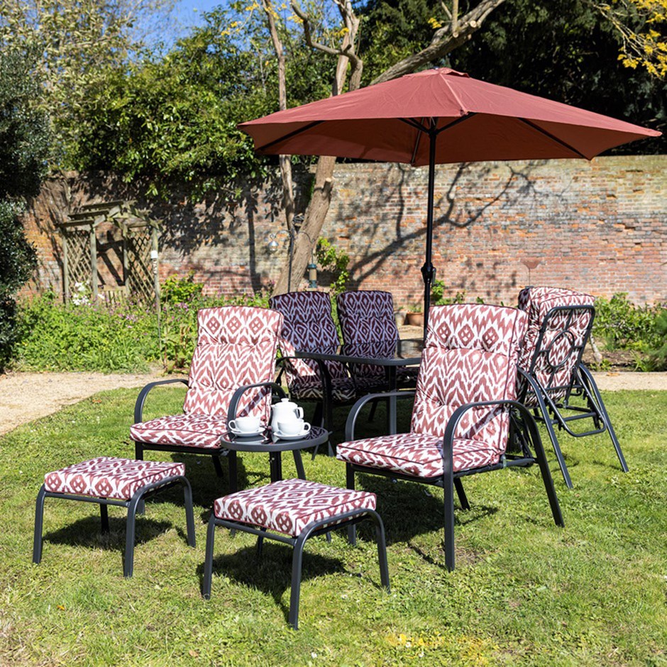 Hadleigh Aztec Wine Garden Dining Furniture Set