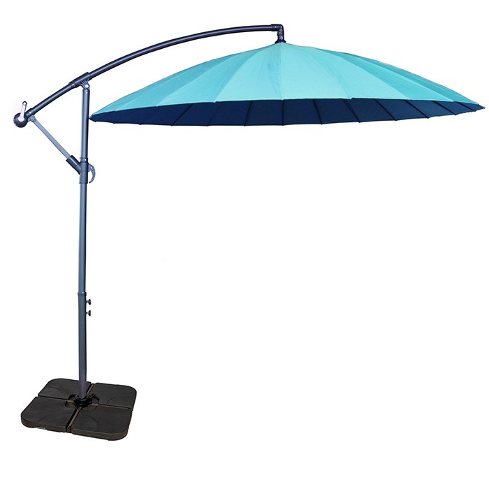 3m Blue Shanghai Cantilever Parasol