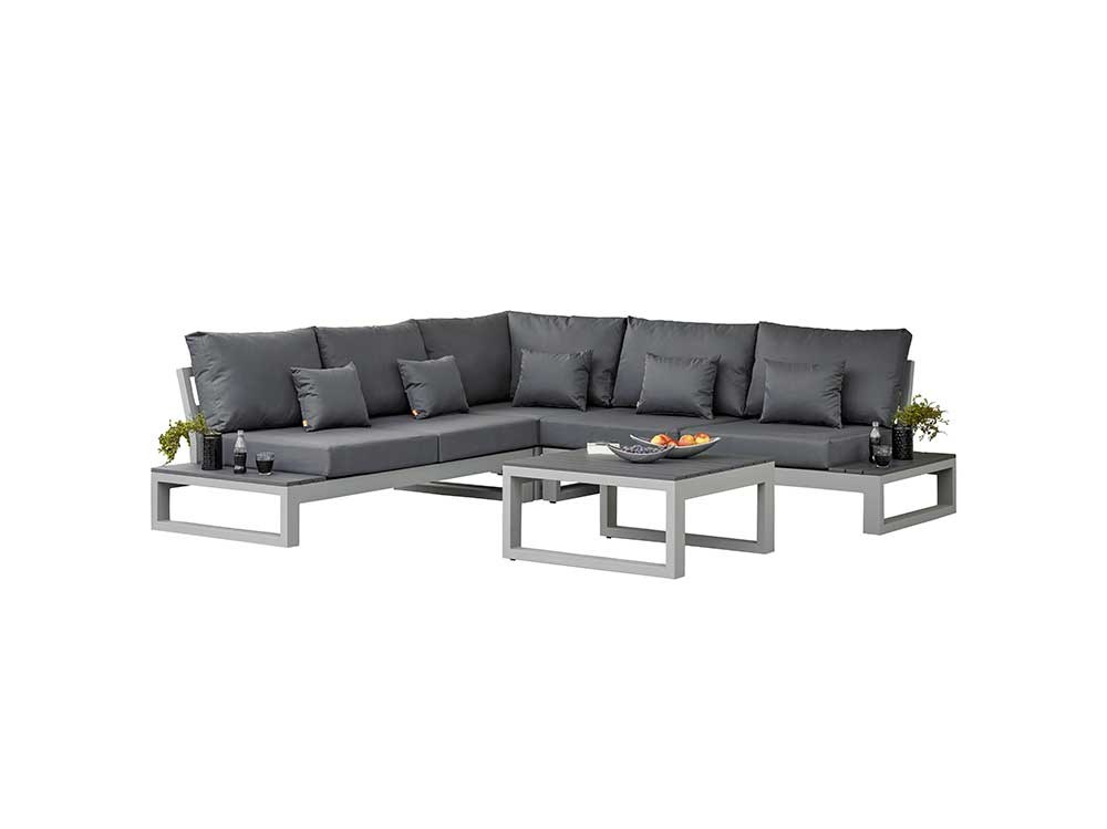 Mallorca Corner Sofa Set with Side Tables by Norfolk Leisure