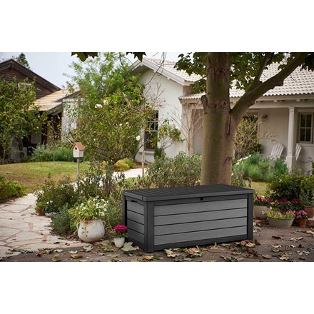 570L Brushed Garden Storage Box by Norfolk Leisure